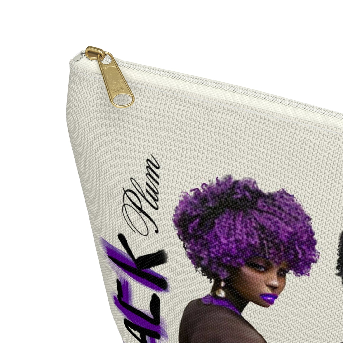 Black Plum Accessory Pouch