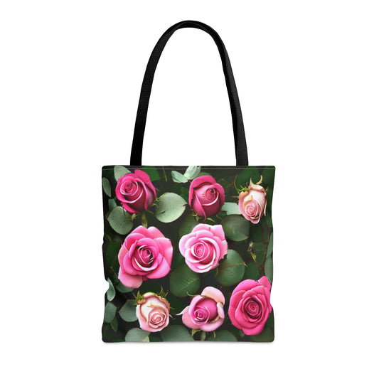 Lovely Pink Roses Tote Bag