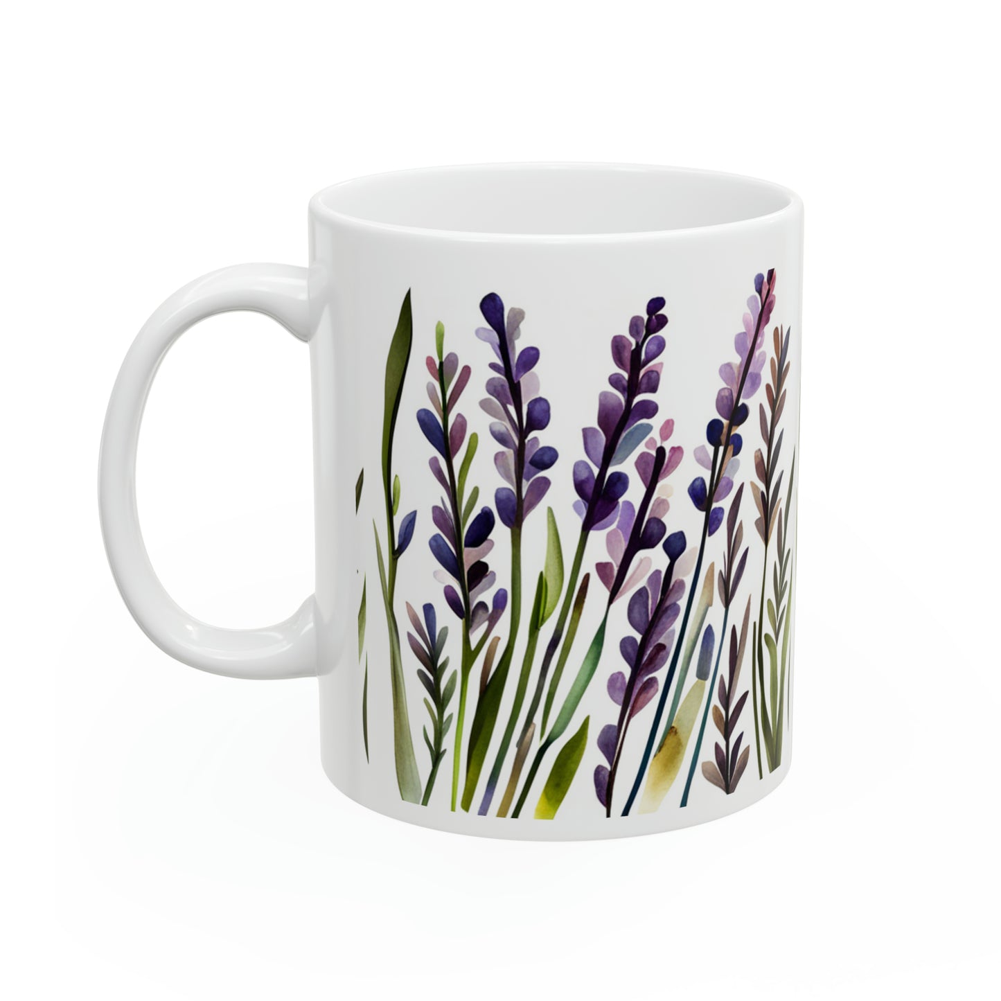 Lavender Breeze Ceramic Coffee Mug 11oz
