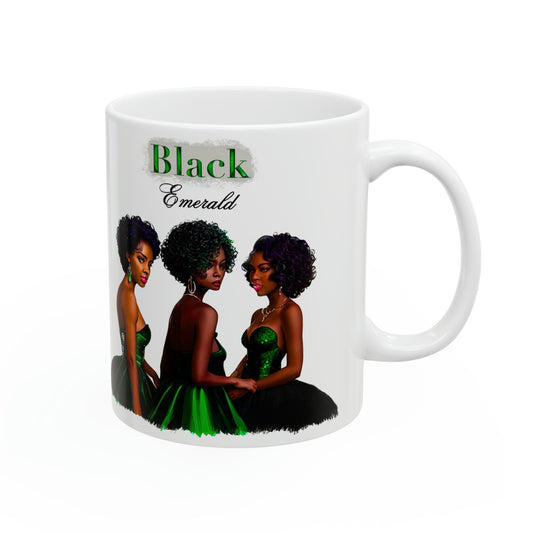 Black Emerald Ceramic Mug 11oz