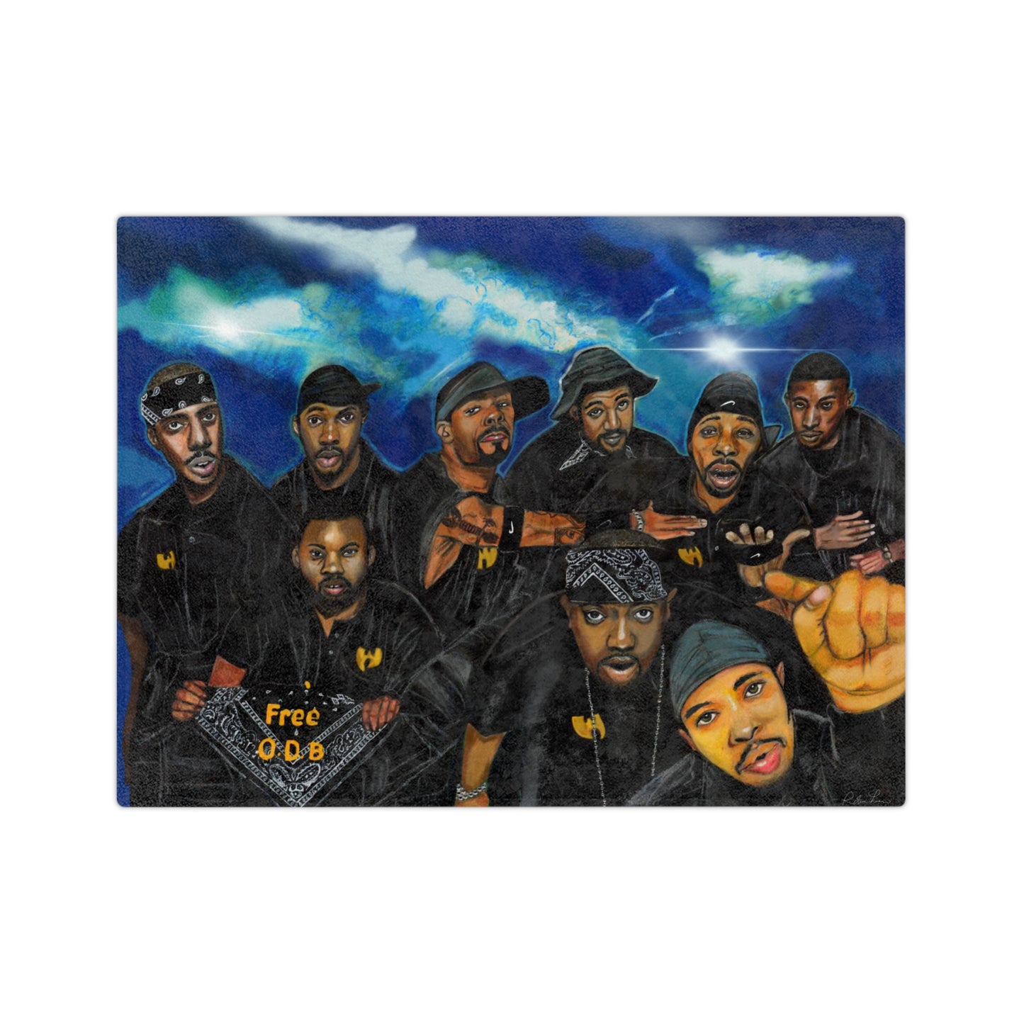 The Wu-10  Large Hip Hop Blanket