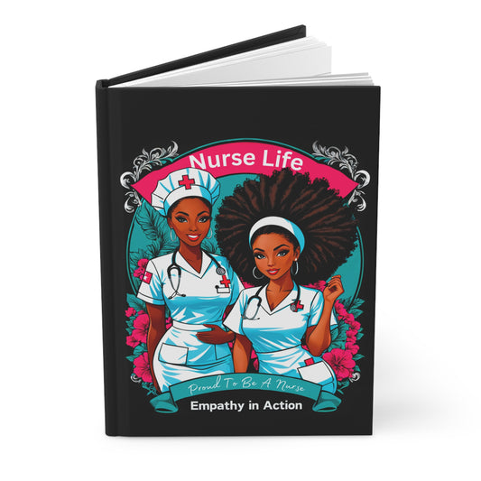 Nurse Life Hardcover Journal