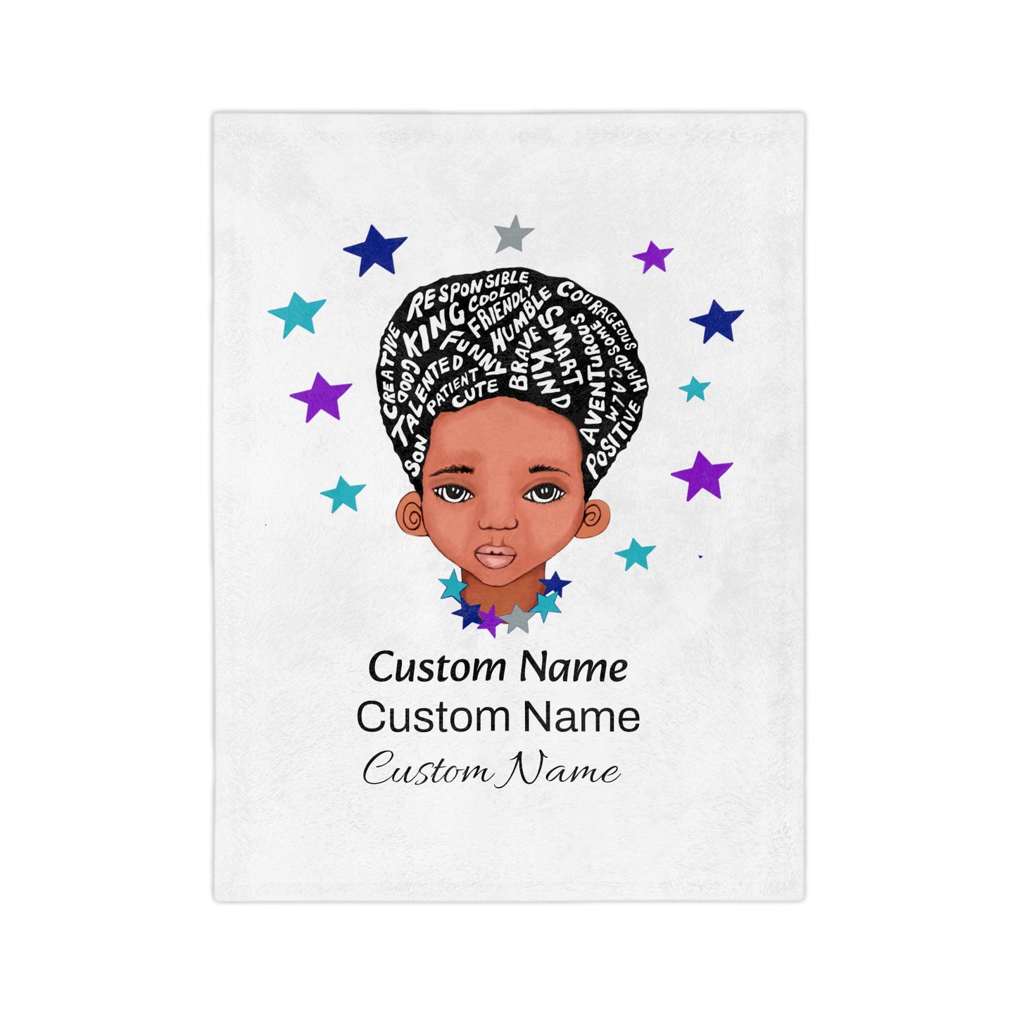 Customer customize You Are Amazing Stars blanket