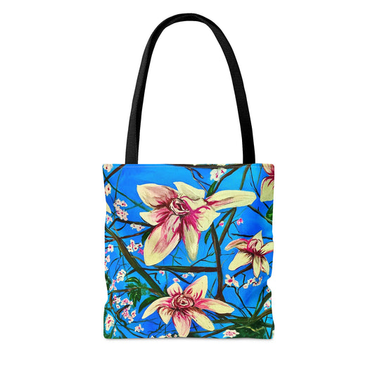 'Pink Dogwood Tote Bag  “ Robin A. Lewis Spring Collection “
