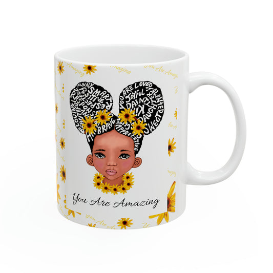 You Are Amazing Sunflower Mug 11oz