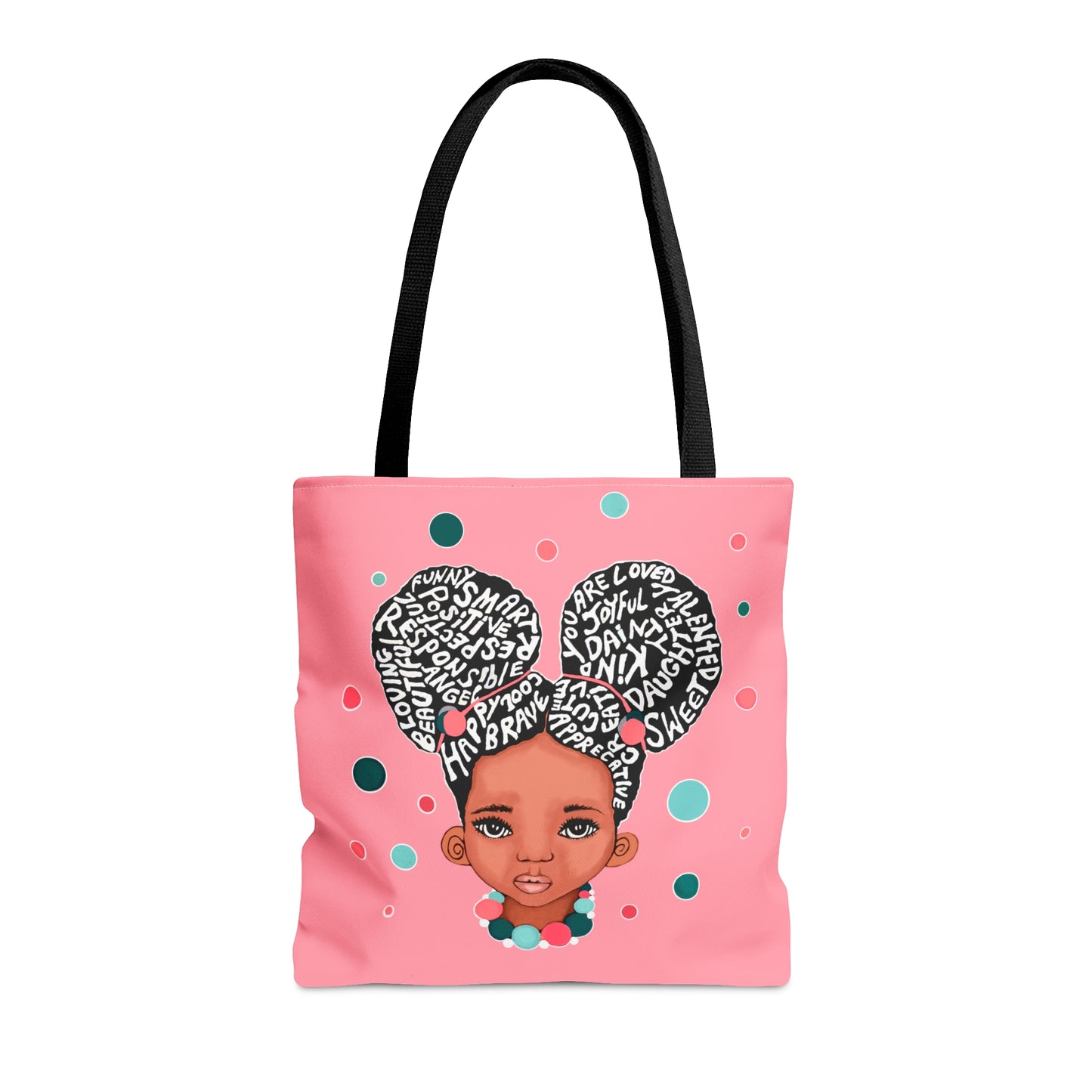 You Are Beautiful Pink Bubble Gum Tote Bag