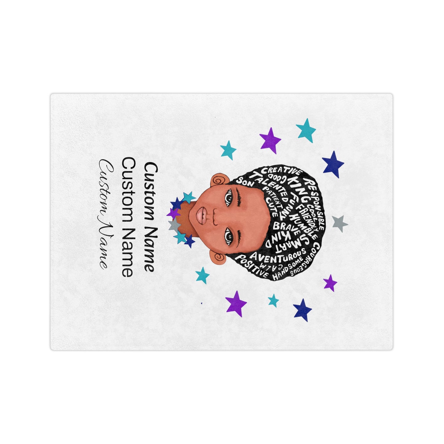 Customer customize You Are Amazing Stars blanket