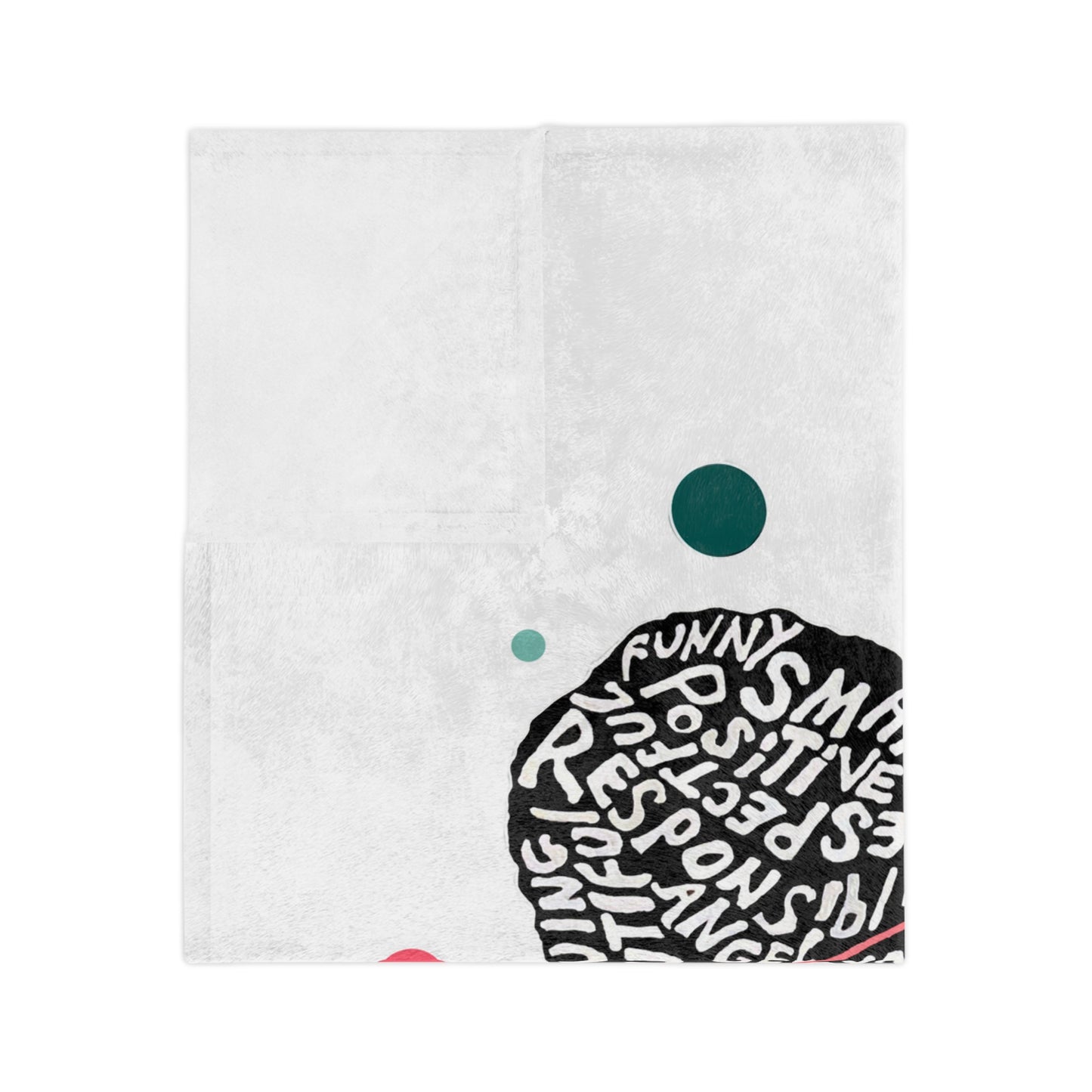 You Are Beautiful Customizable Bubble Gum Minky Blanket