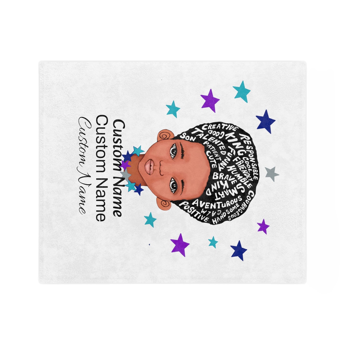 Customer customize You Are Amazing Stars blanket