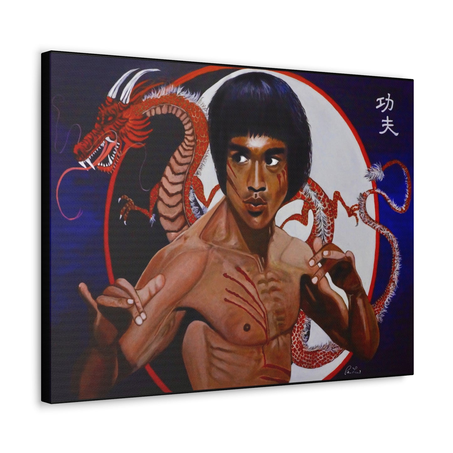 Fight Gallery Wrapped Canvas
