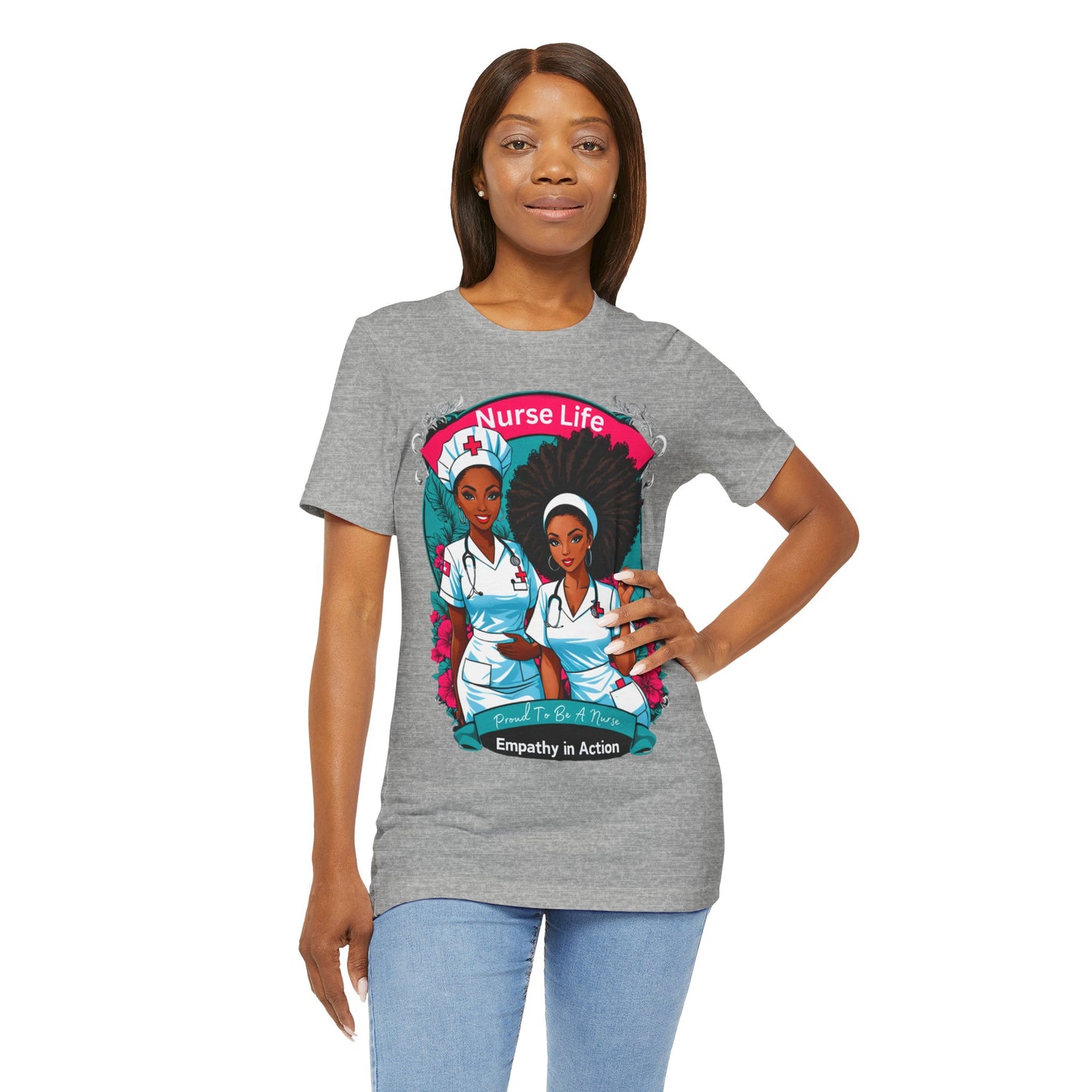 Nurse Life Jersey Short Sleeve Tee