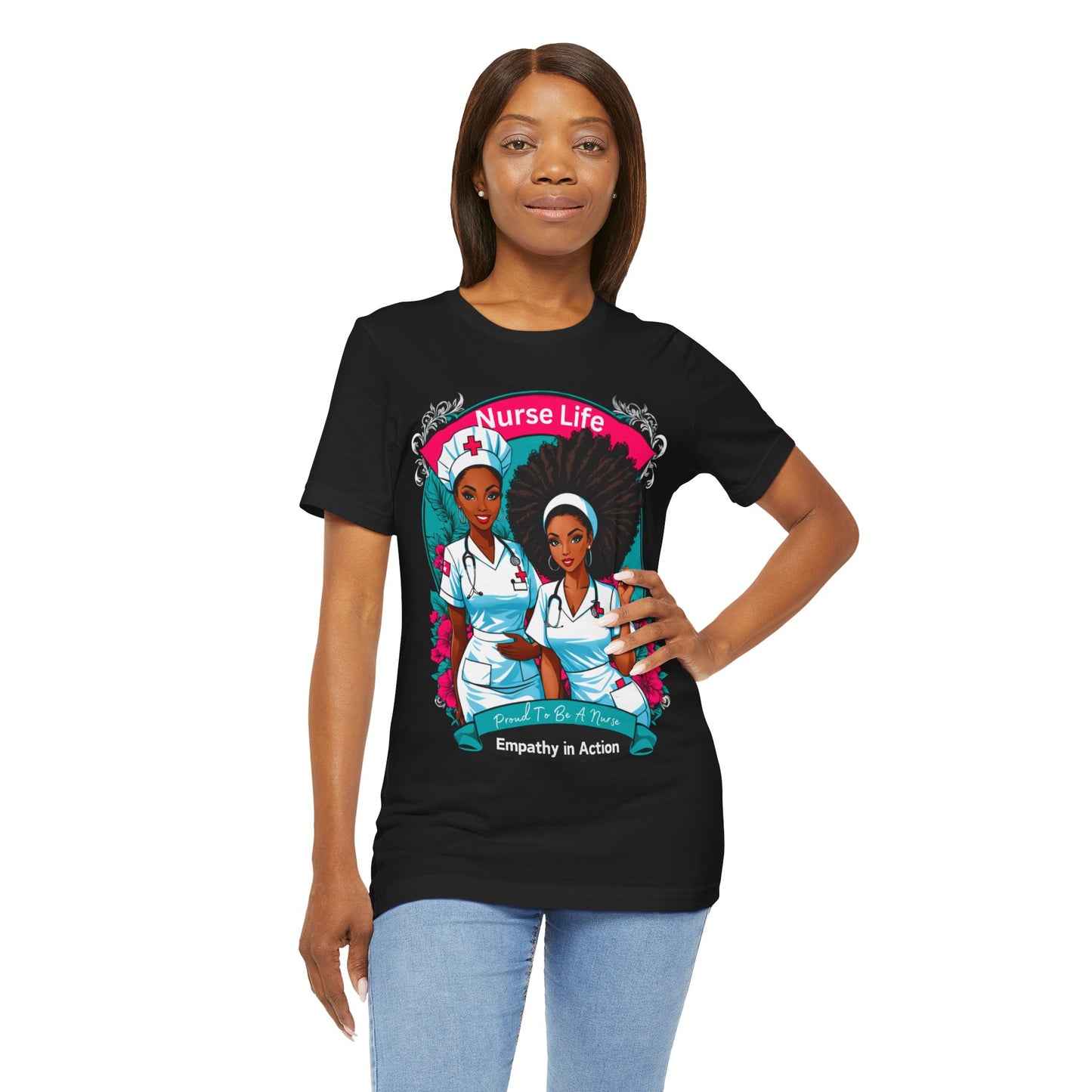 Nurse Life Jersey Short Sleeve Tee