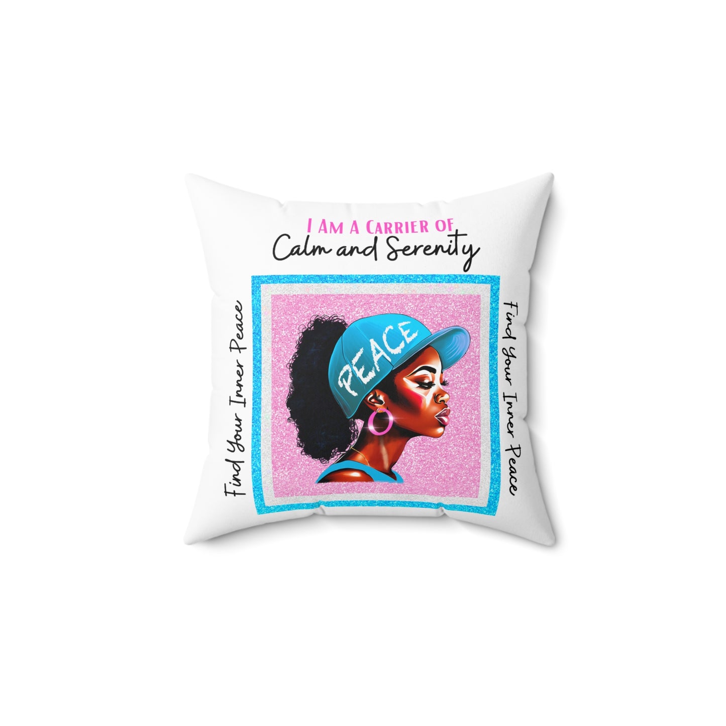 Inner Peace Polyester Square Pillow