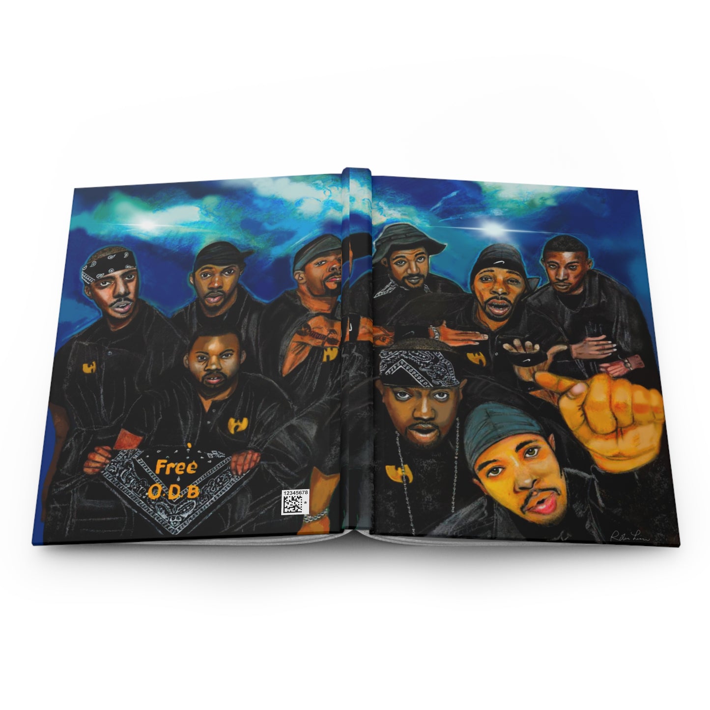 The Wu - 10  hip hop Hardcover Journal