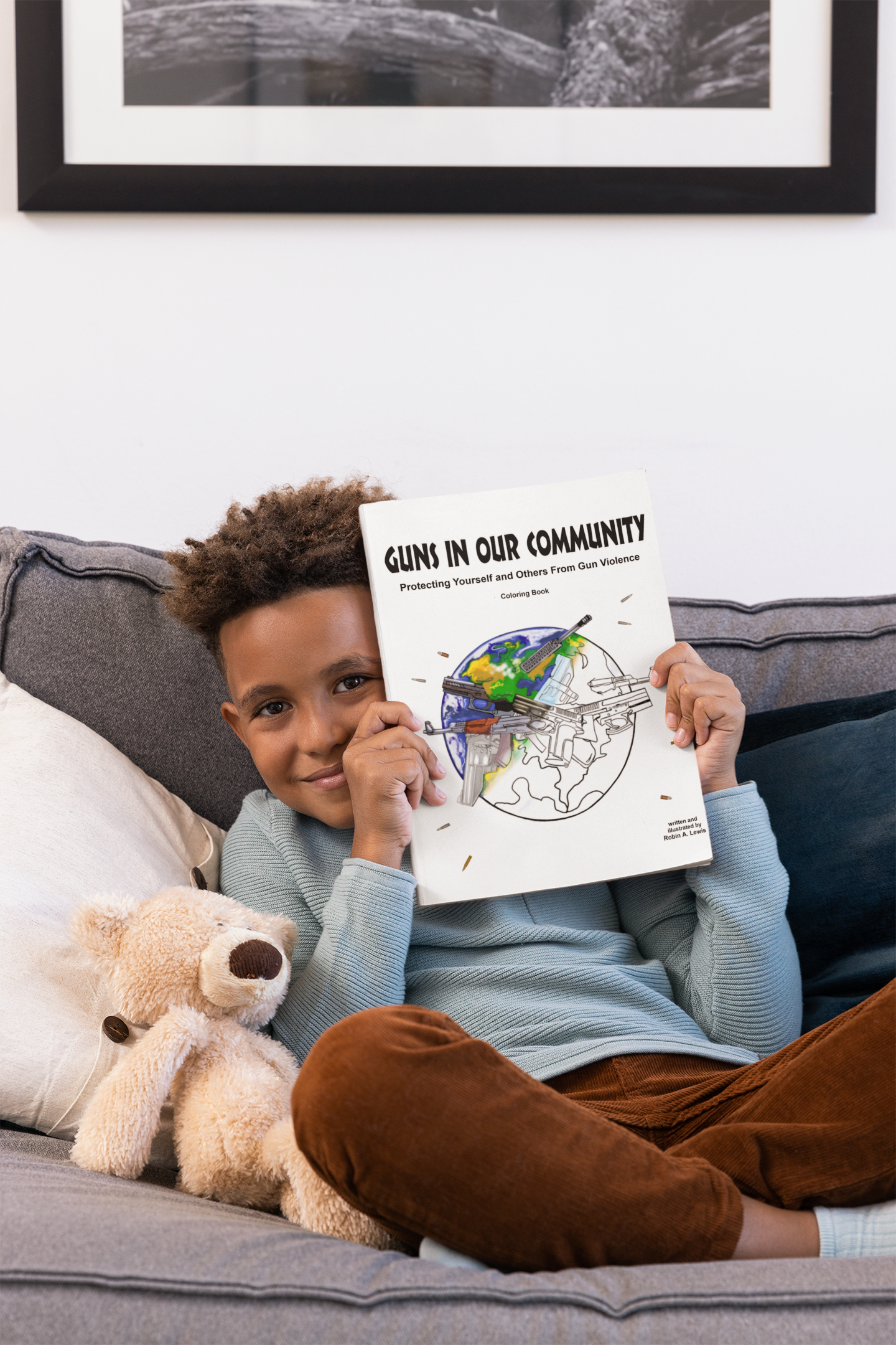 Guns in Our Community Coloring Book