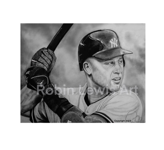 Lers Play Ball “ Jeter “Canvas Print