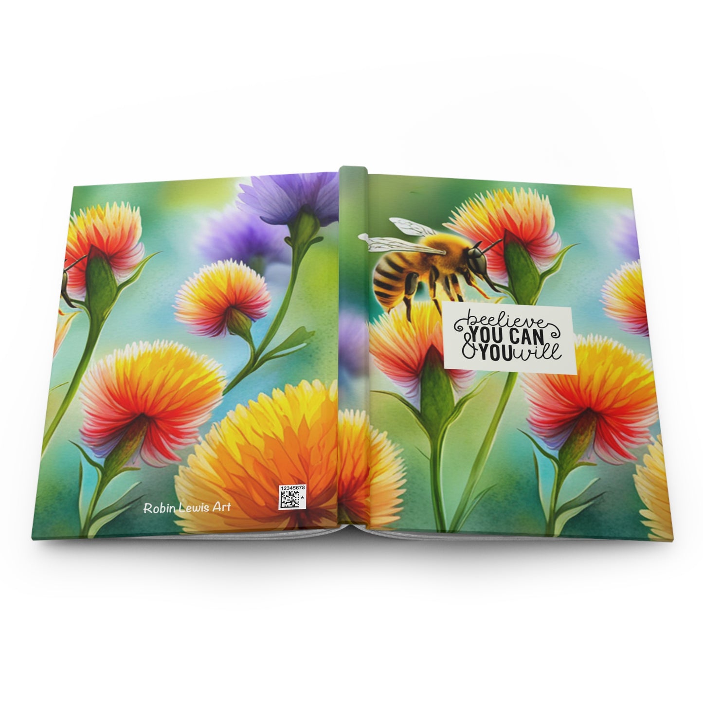 Bee-lieve Hardcover Journal