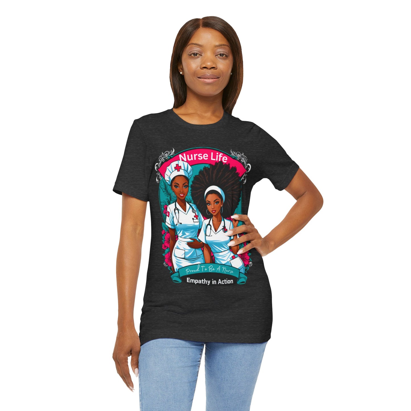 Nurse Life Jersey Short Sleeve Tee