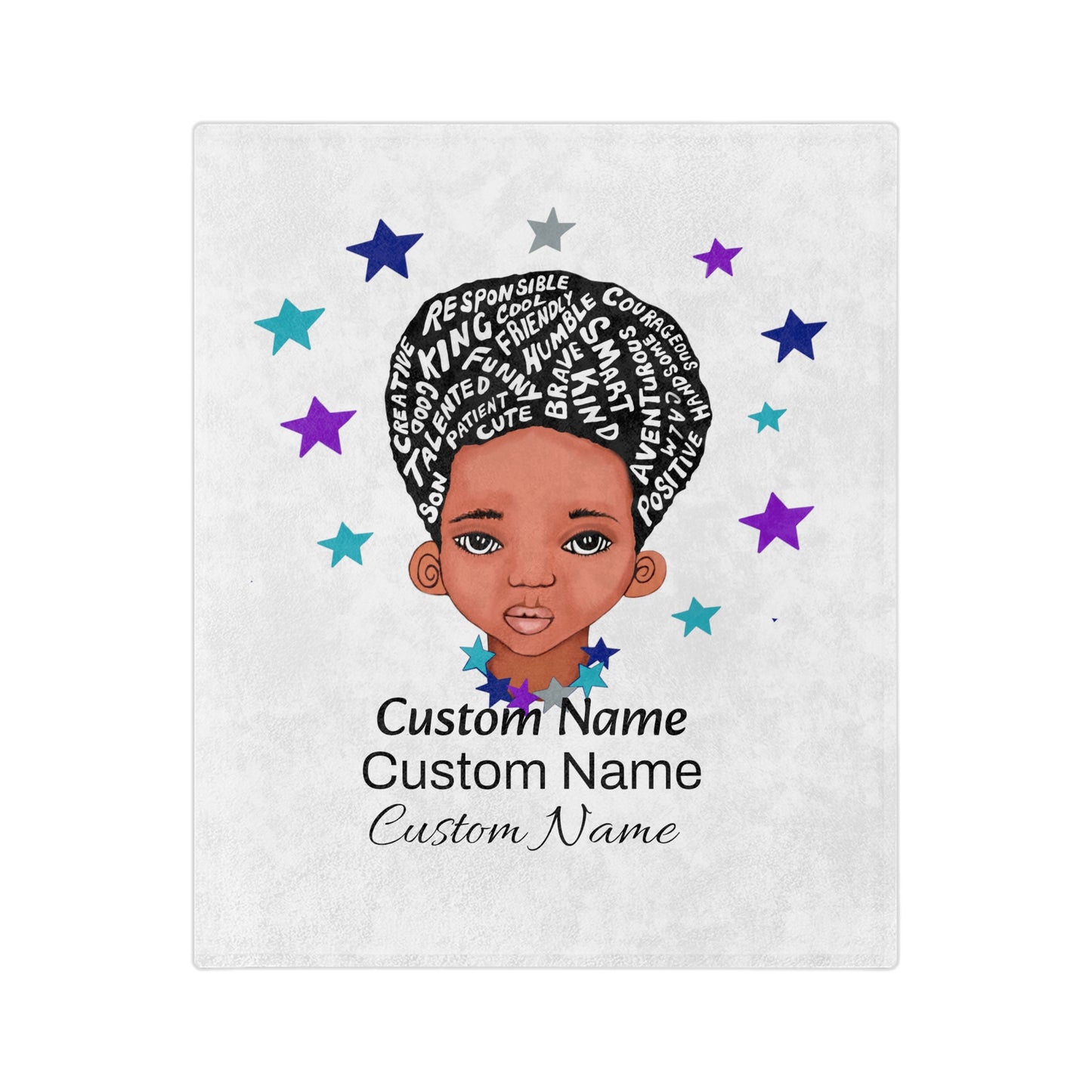 Customer customize You Are Amazing Stars blanket