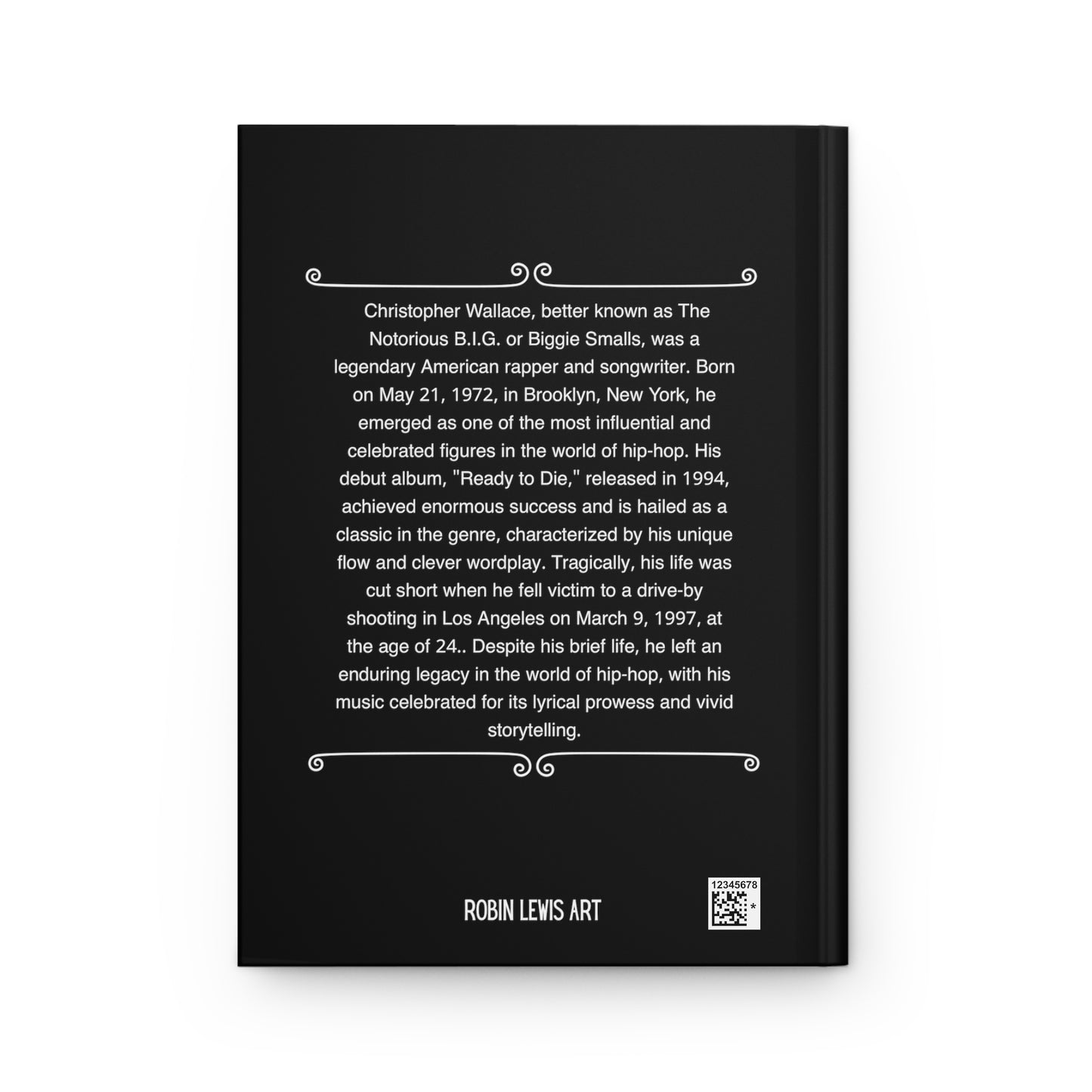 Biggie Hip Hop Hardcover Journal