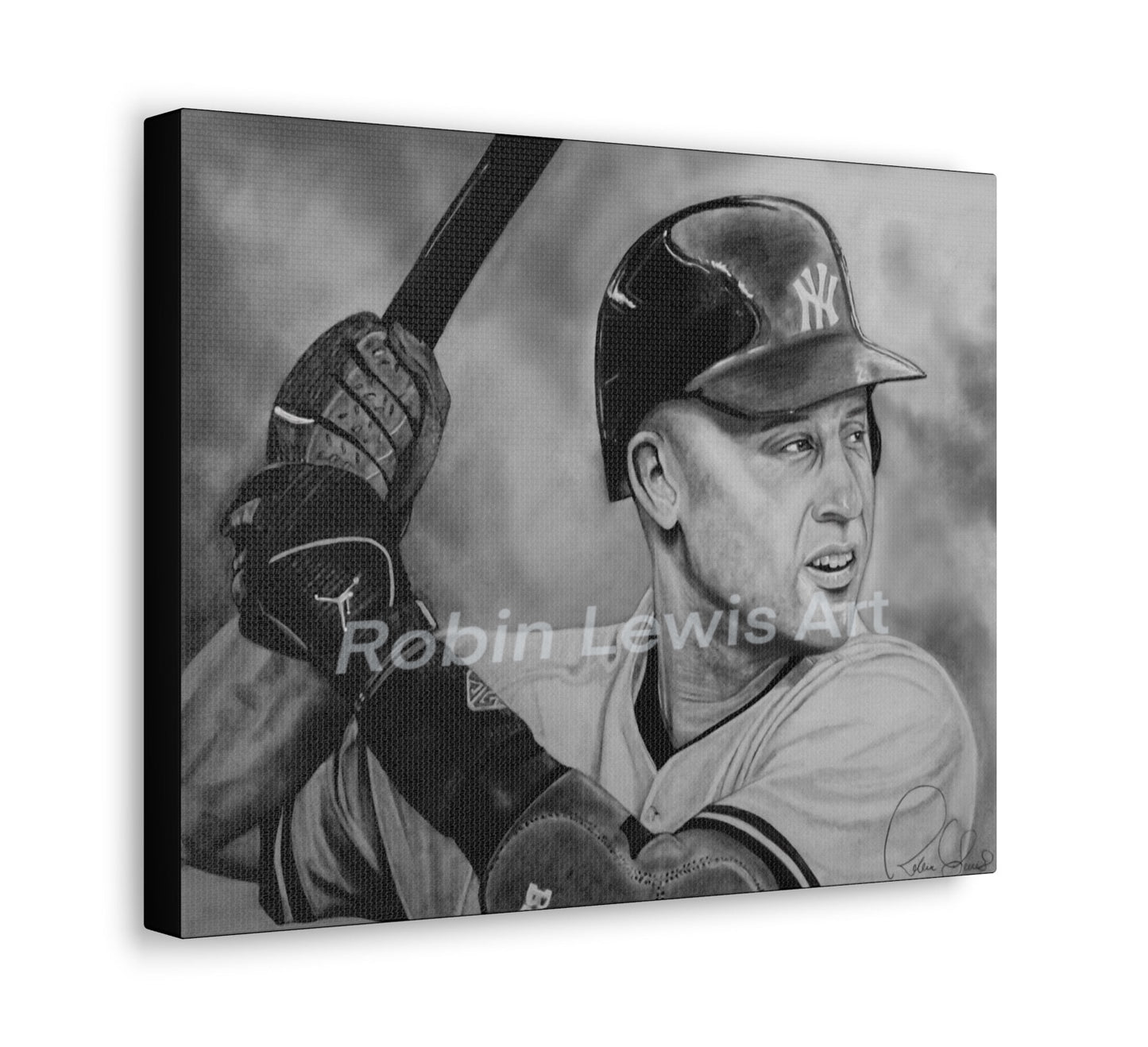 Lers Play Ball “ Jeter “Canvas Print
