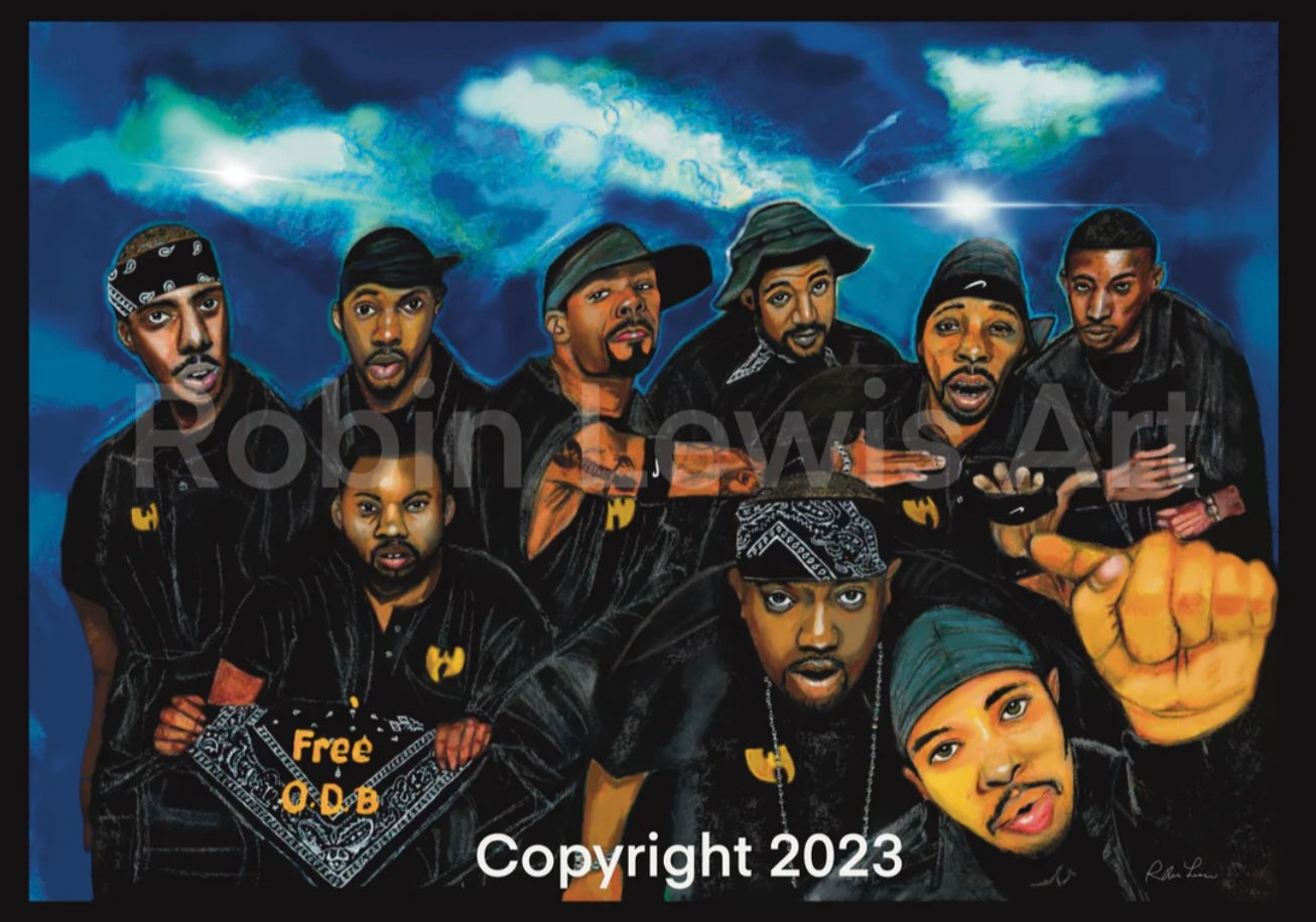 The Wu-10 Hip Hop Art Print