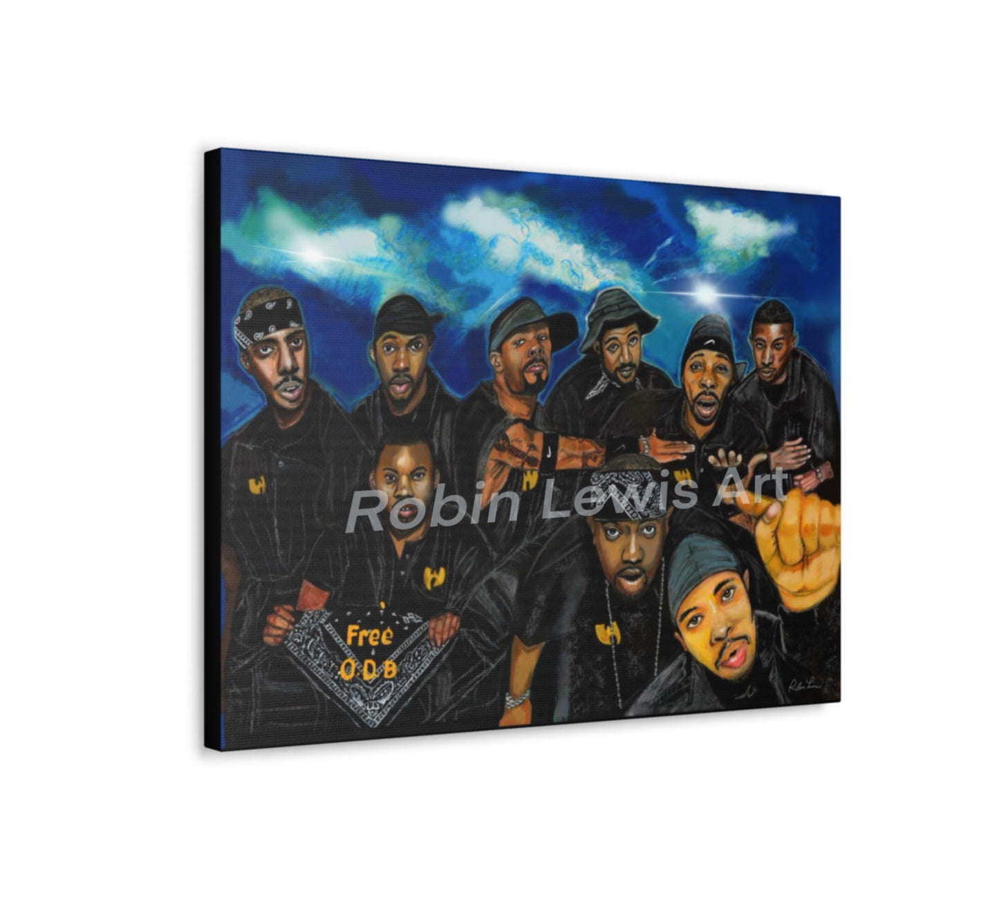 Wu10 canvas print at an angle 