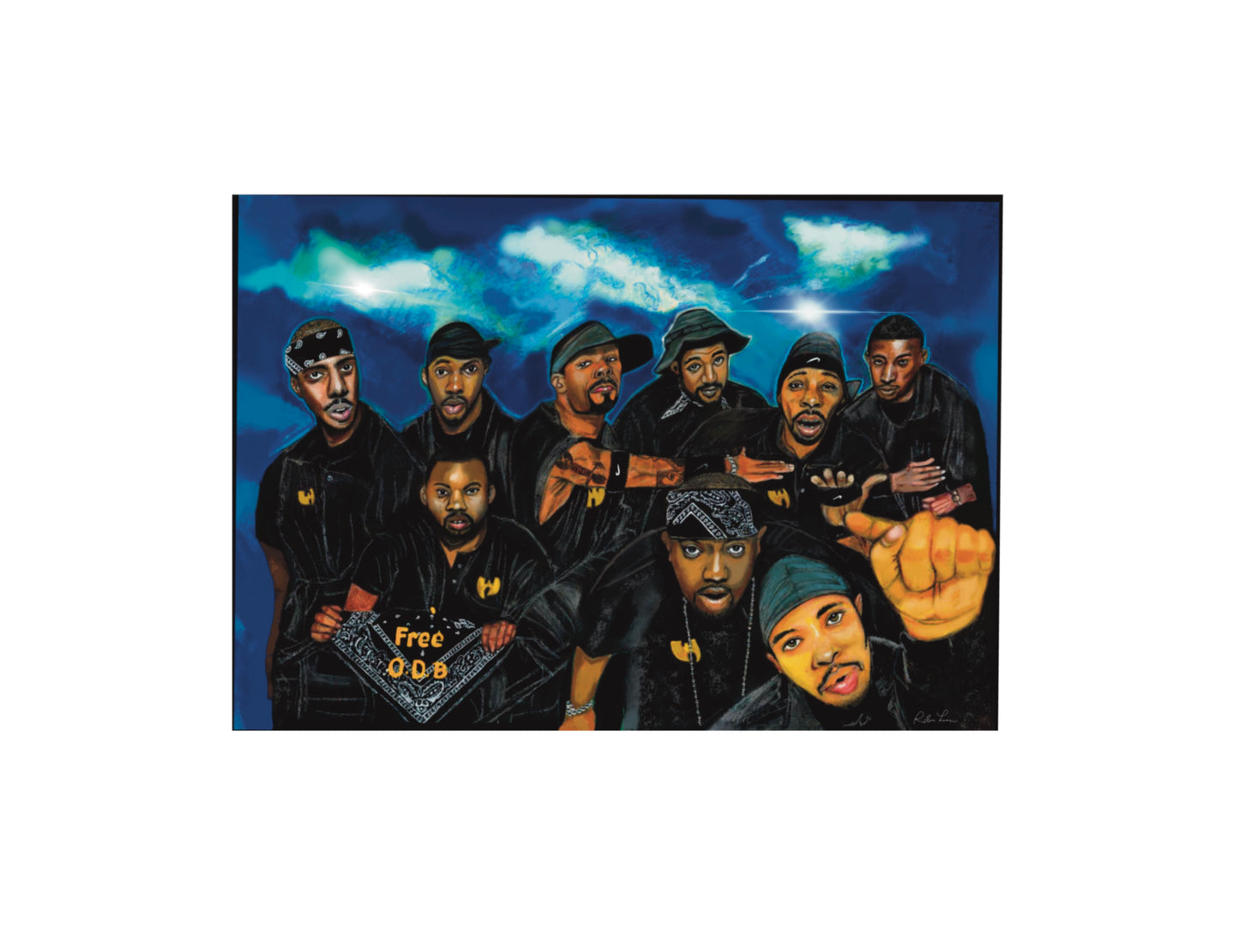 The Wu-10 Hip Hop Art Print