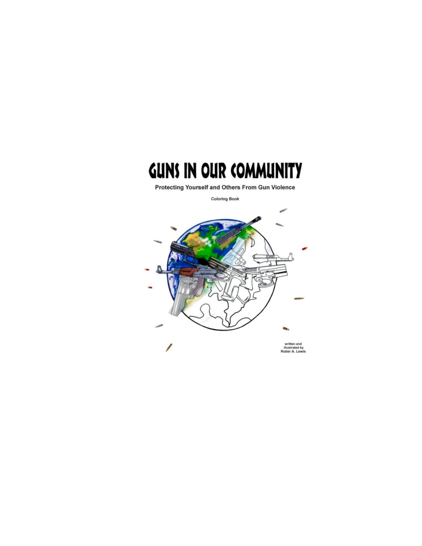 Guns in Our Community Coloring Book