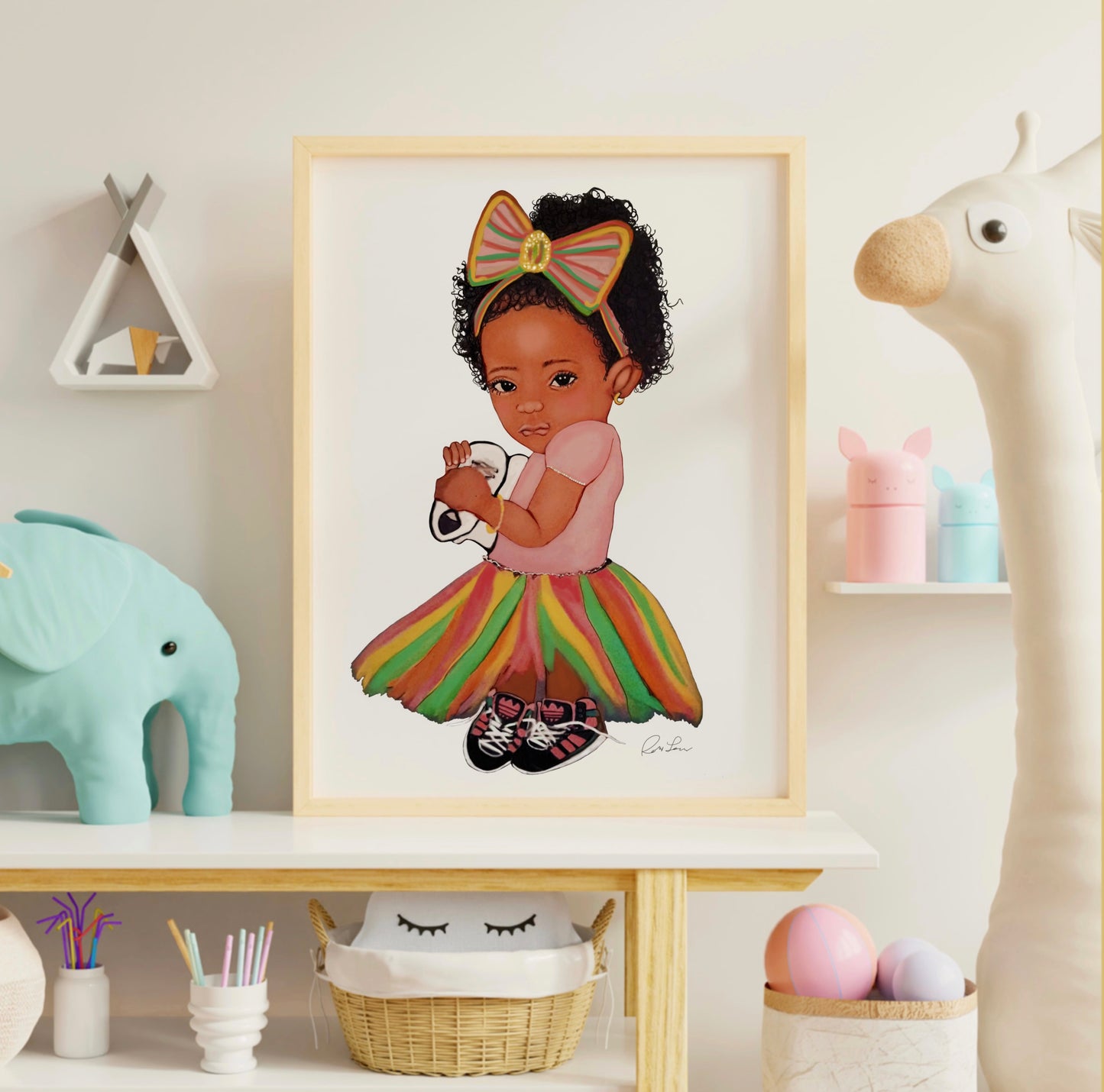 Sneaker Baby Shanice Art Print