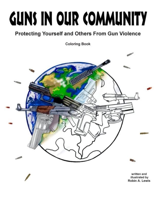 Guns in Our Community Coloring Book